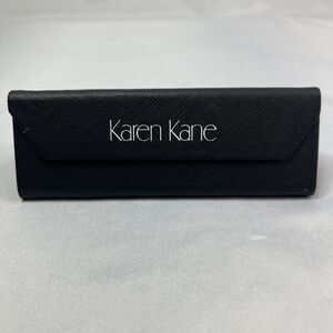 Black Triangular Folding Collapsible Hard Case for Glasses, by Karen Kane